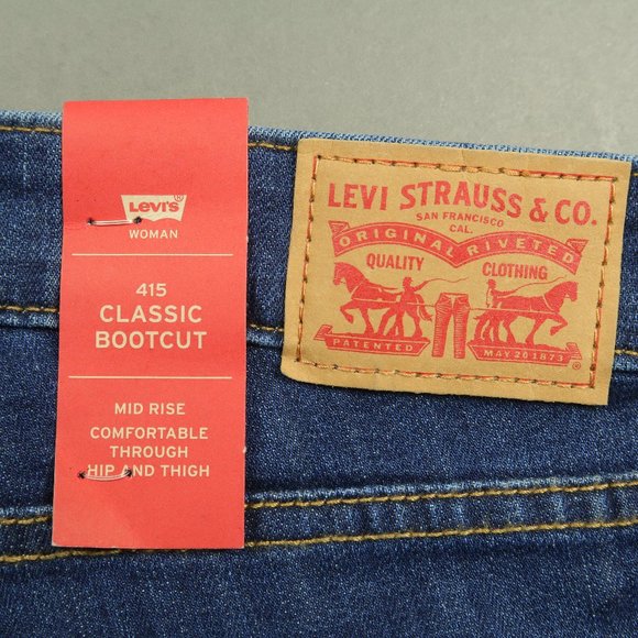 Levi's 415 Classic Boot Cut Jeans SIze 24W - Picture 4 of 8